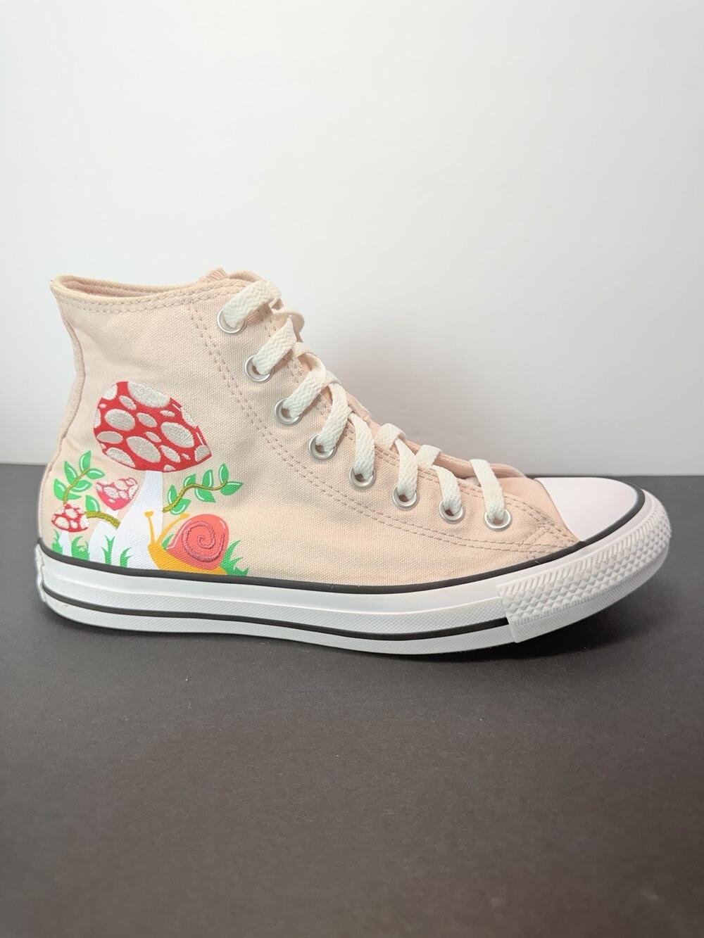 Converse Chuck Taylor All Star Hi Mushroom Garden Sneaker Women's Pink Sz 7.5